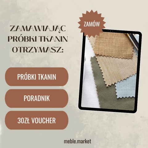 Próbki Materiałów Obiciowych do Mebli Tapicerowanych | meble.market